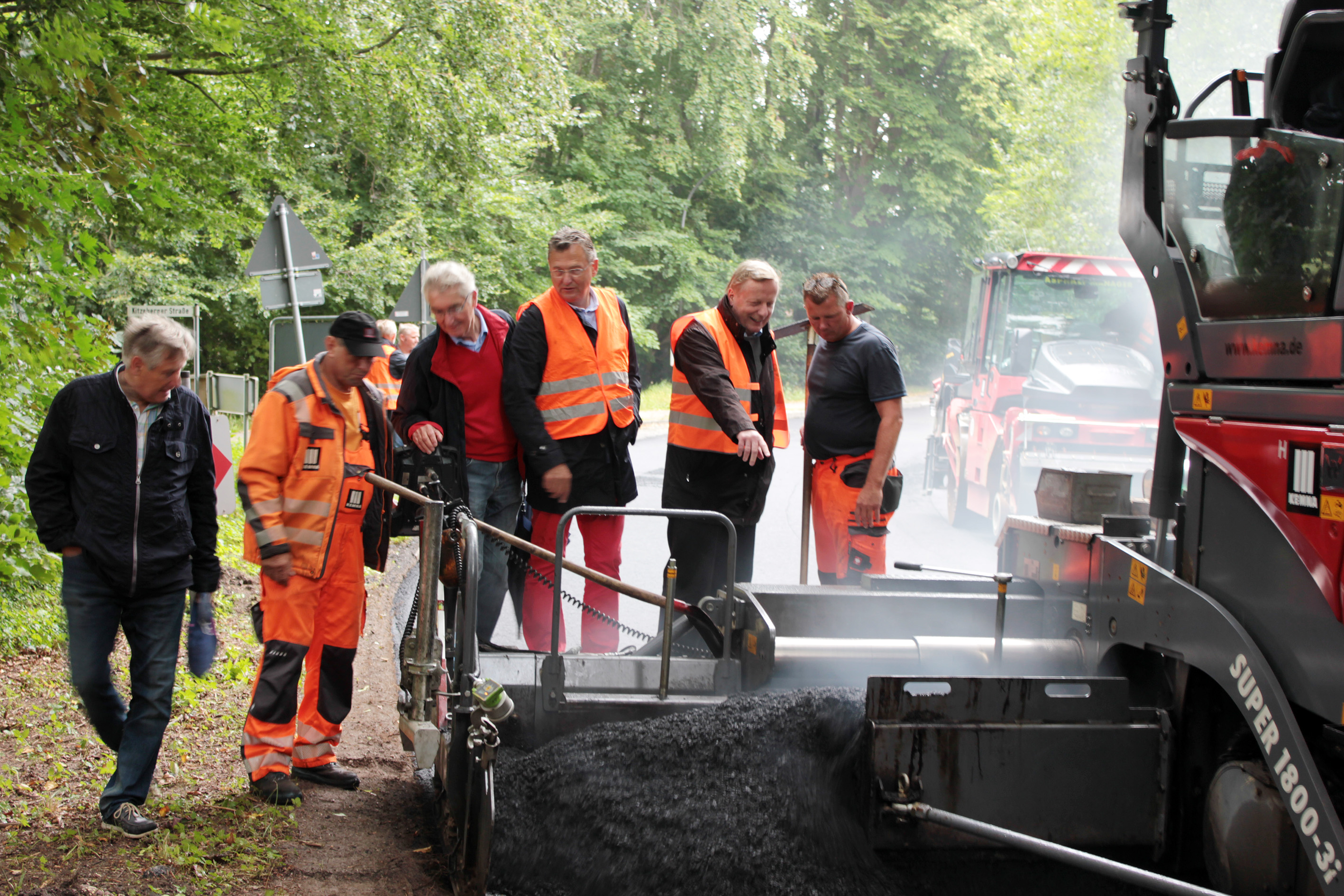 Sanierungsarbeiten an der K 51 &copy; Kreis Plön