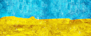 Bild vergr&ouml;&szlig;ern: Ukrainische Flagge