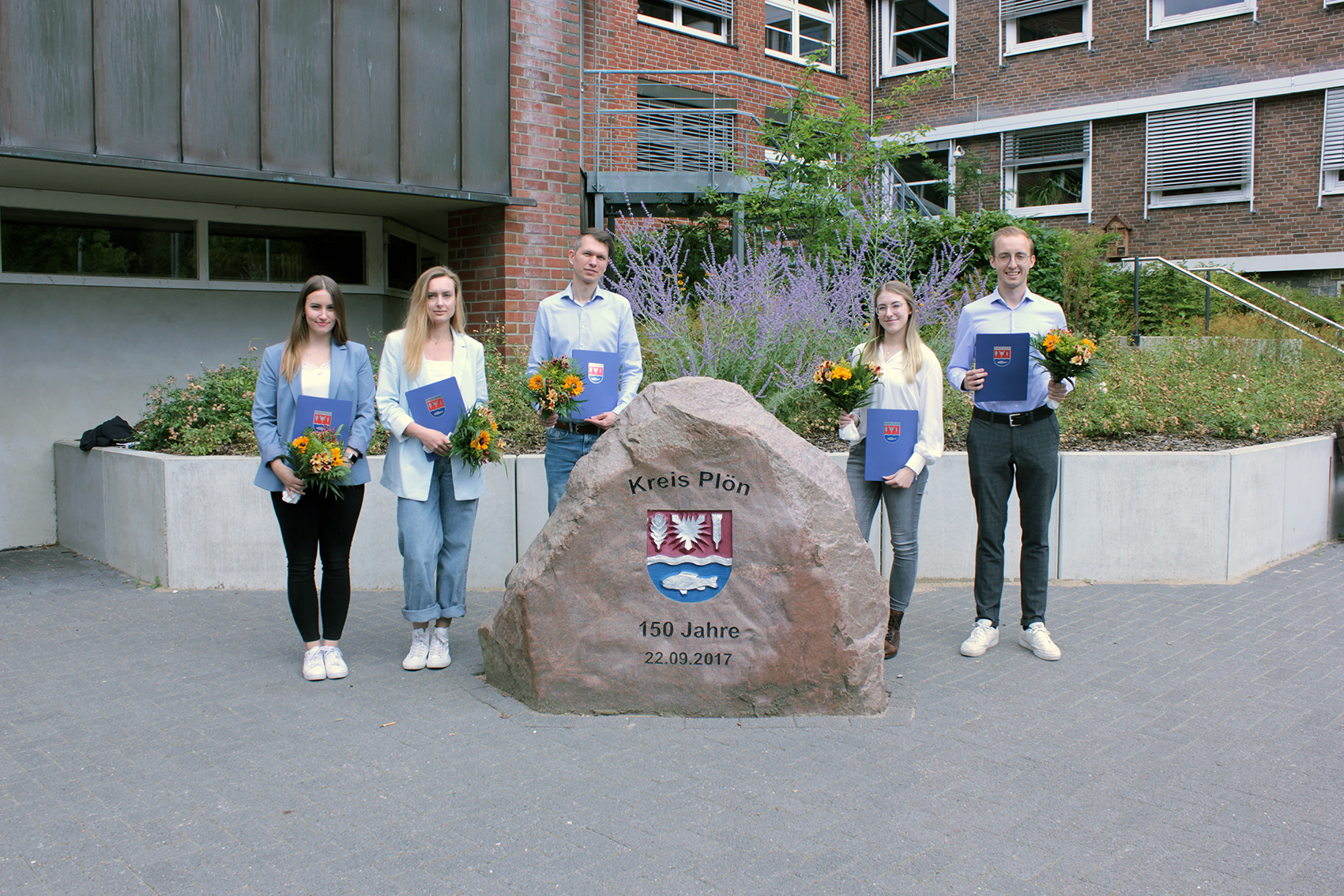 Studierende zum Bachelor of Arts der Allgemeinen Verwaltung &copy; Kreis Plön